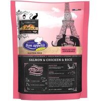 BON APPETIT Gourmand Cat Сухий корм для вибагливих котів (з лососем, куркою та рисом)