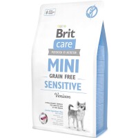 BRIT CARE GF Mini Sensitive Сухий гіпоалергенний корм для собак з чутливим травленням (Оленина)