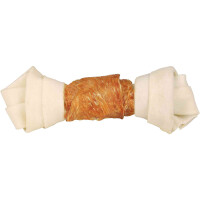 TRIXIE Denta Fun Кісточка для очищення зубів собак (натуральна шкіра з курячим філе)