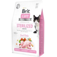 BRIT CARE Cat Sterilized Sensitive Сухий гіпоалергенний корм для стерилізованих котів (з кроликом)