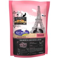 BON APPETIT Gourmand Cat Сухий корм для вибагливих котів (з лососем, куркою та рисом)