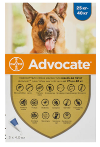 ELANCO Advocate Краплі для собак від бліх та кліщів