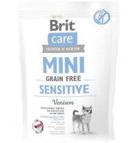 BRIT CARE GF Mini Sensitive Сухий гіпоалергенний корм для собак з чутливим травленням (Оленина)