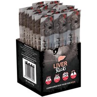 ALPHA SPIRIT Dog Sticks Liver Напіввологі ласощі для собак (палички з печінки)