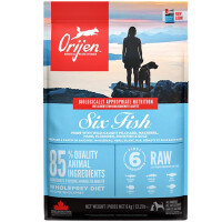 ORIJEN 6 Fish Dog Сухий корм для собак усіх порід та вікових категорій (сардина, макрель, хек, камбала)