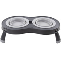 DEXAS Double Elevated Feeder Small Миска подвійна на складній підставці
