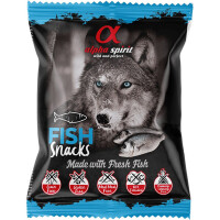 ALPHA SPIRIT Dog Snacks Fish Напіввологі ласощі для собак (кубики з риби)