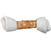 TRIXIE Denta Fun Кісточка для очищення зубів собак (натуральна шкіра з курячим філе)