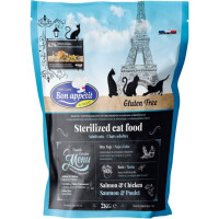 BON APPETIT Sterilized Cat Сухий корм для дорослих стерилізованих котів (з лососем та куркою)