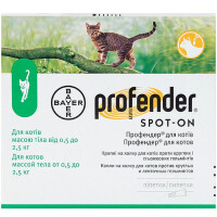 ELANCO Profender spot-on Краплі для котів антигельмінтні