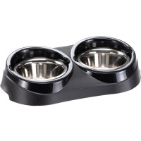 FERPLAST Duo Feed Пластикова підставка з металевими мисками