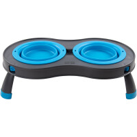 DEXAS Double Elevated Feeder Small Миска подвійна на складній підставці