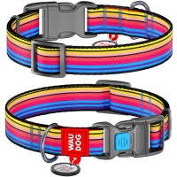 WAUDOG Nylon Нашийник для собак з QR-паспортом "Лінія 1"