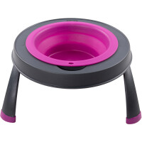 DEXAS Single Elevated Feeder Small Миска одинарна на складній підставці