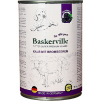 BASKERVILLE Вологий корм для цуценят (з телятиною та ожиною)