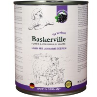 BASKERVILLE Вологий корм для цуценят (з ягням та смородиною)