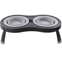 DEXAS Double Elevated Feeder Large Подвійна миска для собак на складній підставці