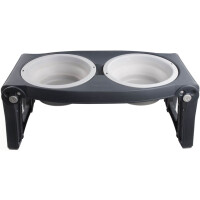 DEXAS Adjustable Height Pet Feeder Миска подвійна з регульованими ніжками