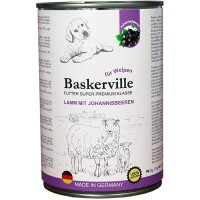 BASKERVILLE Вологий корм для цуценят (з ягням та смородиною)