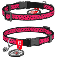 WAUDOG Nylon Нашийник для котів з QR-паспортом "Кавун"