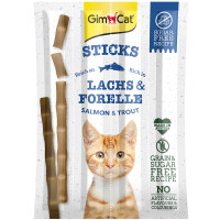 GIMCAT Sticks Grain-Free Ласощі для котів (з лососем та фореллю)
