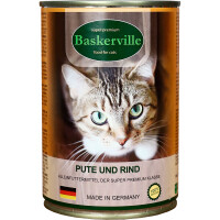 BASKERVILLE Консерва для котів (з індичкою та яловичиною)