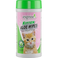 ESPREE Kitten Wipes Вологі серветки для догляду за кошенятами кошенят