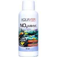 AQUAYER NO3 мінус Засіб для зниження високої концентрації нітратів в акваріумній воді