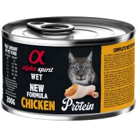 Alpha Spirit Chicken for Adult Cat Вологий корм для дорослих котів усіх порід (з куркою)