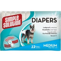 SIMPLE SOLUTION Disposable Diapers Medium Гігієнічні підгузки для собак M