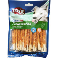 TRIXIE Denta Fun Палички для чищення зубів собак (натуральна шкіра з куркою)
