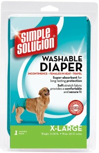 SIMPLE SOLUTION Washable Diaper X-Large Гігієнічні багаторазові труси для собак