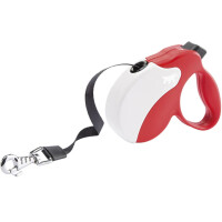 FERPLAST Amigo Tape Red-White Повідець-рулетка для собак