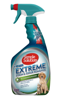 SIMPLE SOLUTION Extreme Stain & Odor Remover Spring Breeze Scent Надпотужний засіб з ароматом весняної свіжості для нейтралізації запахів та видалення плям від життєдіяльності домашніх тварин