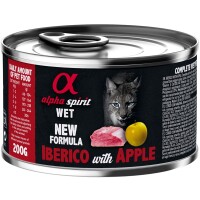Alpha Spirit Iberian Pork With Yellow Apple for Adult Cat Вологий корм для дорослих котів усіх порід (зі свининою та свіжими яблуками)