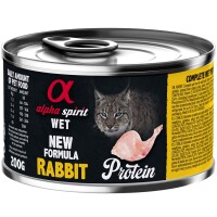 Alpha Spirit Rabbit for Adult Cats Вологий корм для дорослих котів усіх порід (з кроликом)