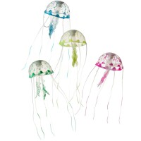 AquaDella Декорація для акваріума Силіконова медуза в асортименті