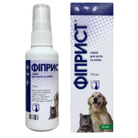 KRKA Фіприст спрей від бліх та кліщів для собак та котів