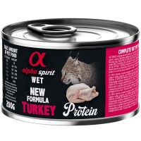 Alpha Spirit Turkey for Adult Cat Вологий корм для дорослих котів усіх порід (з індичкою)