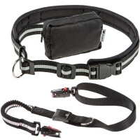 FERPLAST Ergocomfort Free Time Повідець для собак з поясом та карманною сумкою