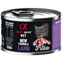 Alpha Spirit Lamb for Adult Cat Вологий корм для дорослих котів усіх порід (з ягням)