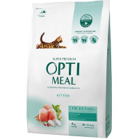 OPTIMEAL Повнораціонний сухий корм для кошенят (з куркою)