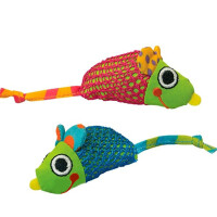 PETSTAGES Catnip Chew Mice Іграшка для котів з котячою м'ятою кольорові мишки