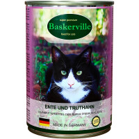 BASKERVILLE Консерва для котів (з качкою та індичкою)