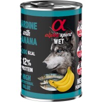 ALPHA SPIRIT Sardine with Banana Вологий корм для дорослих собак усіх порід (з сардиною та бананами)