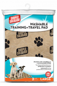 SIMPLE SOLUTION Washable Training & Travel Pads- 2 Large Pads Пелюшки для тварин багаторазові