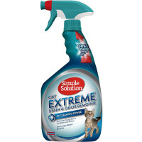 SIMPLE SOLUTION Extreme Cat Stain & Odor Remover Надпотужний засіб для видалення плям і нейтралізації запахів котячої сечі