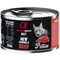Alpha Spirit Beef for Adult Cats Вологий корм для дорослих котів усіх порід (з яловичиною)