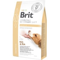BRIT VetDiets Dog Hepatic Сухий корм для собак з захворюваннями печінки (з яйцями та горохом)