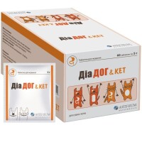 ARTERIUM Dia Dog and Cat Таблетки від кишкових розладів у собак та котів (1 таблетка)